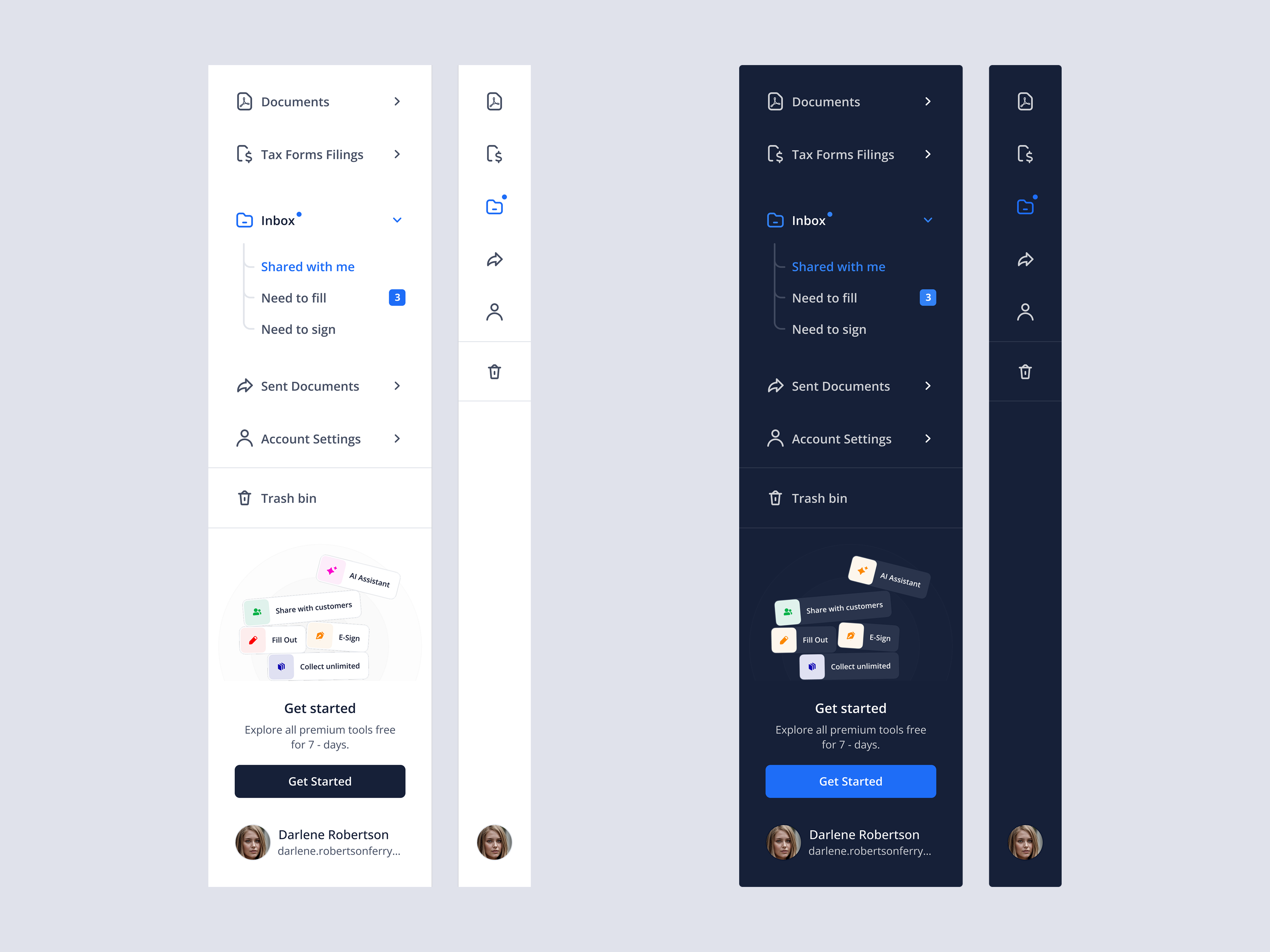 Sidebars dashboard desiginspiration design docs icon navbar navigation onboarding sidebar ui
