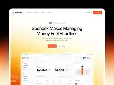 Spendex – Fintech & Startup SaaS Design design system