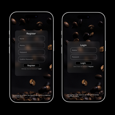 coffee app uiux app branding chanukawasundara cofffee design dribbble figma illustration ui uiux ux xd