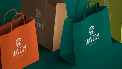 Brand identity design for Havery Store brand identity branding design ecommerce graphic design logo