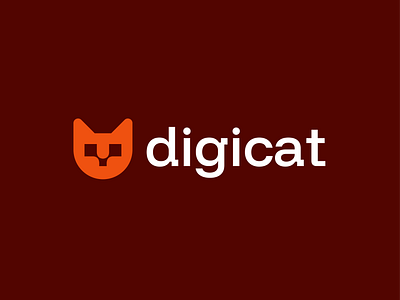 digicat analyse animal cat cat logo data digital digital logo logo pet statistic tech technology