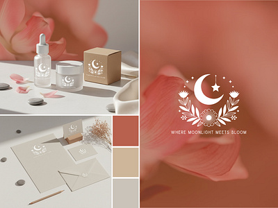 Elegant Celestial Floral Logo botanicallogo brand guidelines brand identity branding business logo celestialdesign design elegantbranding florallogo graphic design logo logo design logoinspiration luxurylogo minimal logo minimalist logo moonlogo natureinspireddesign visual identity wellnessbrand