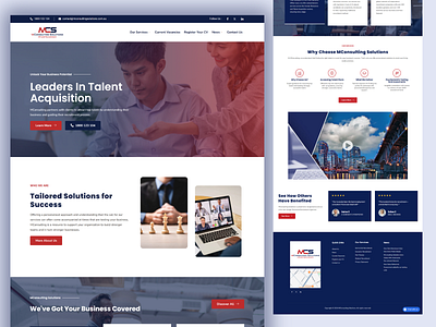 Business agency landing page -Website design business design squarespace ui webdesign website design wix wordpress