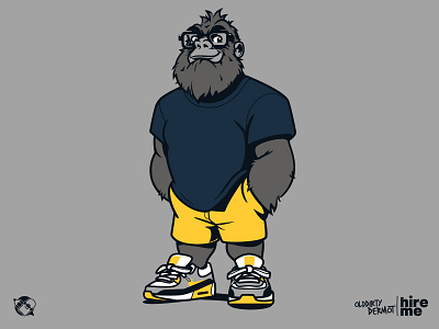 Workout mascot character design design graphics illustration t shirt design tee design vector vector design