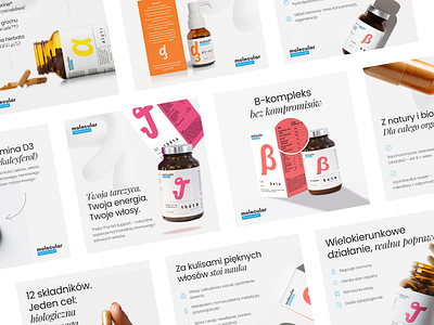 🧬 Molecular Trichology – Product Campaign branding cosmetic design graphic design post product socialmedia