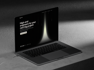 ACME engineering partner craftwork design landing mockup ui web website