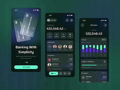 Mobile Banking App app app design app ui bank app banking app design finance app finance management app fintech mobile banking app ui ui design uiux ux wallet app