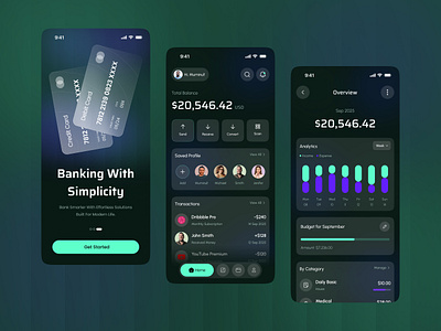 Mobile Banking App app app design app ui bank app banking app design finance app finance management app fintech mobile banking app ui ui design uiux ux wallet app