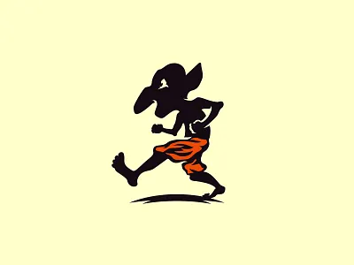 Hobblin 5k design goblin illustration race vector