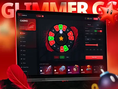 Casino Gambling | Wheel Game bet betting casino casino dashboard casino game casino website crypto casino design gambling game gaming igaming online casino poker roulette slots spin ui wheel