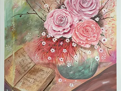 Painting Acrylics & Oils art floral illustration painting