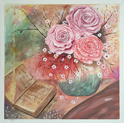 Painting Acrylics & Oils art floral illustration painting