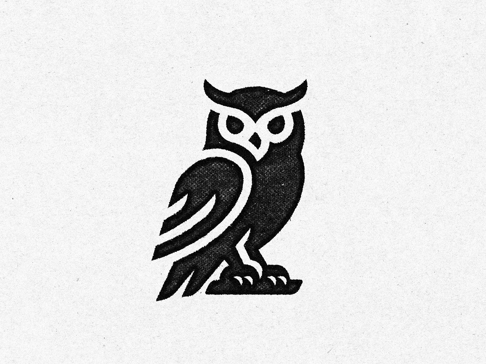 Owl Logo abstract animal abstract logo animal logo bird logo bold logo branding clean design geometric owl iconic logo line art logo concept logo design minimal logo modern logo modernist logo owl logo strong shape stylized owl symmetrical logo wise owl