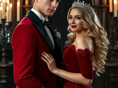 YULETIDE Engagement cover art work graphic design historical romance illustration regency yuleide