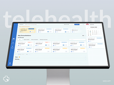 TeleHealth Medical App app app design appointment booking booking app booking dashboard clinics dashboard design figma health health app healthcare healthcare website mobile app patients telehealth ui ux web web design