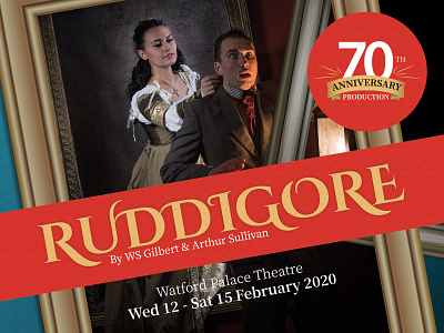 Ruddigore Promotional Material banners design flyers graphic design layout marketing material print promotional social media