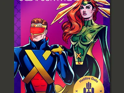 Hellfire Gala Trading Card: 0001/NONE graphic design trading card typography