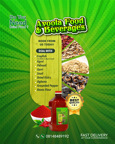 Beverages flyer