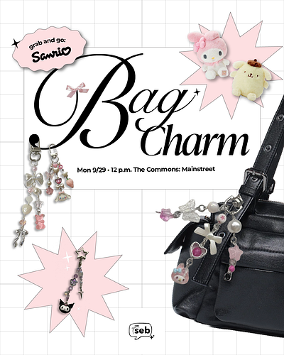 (seb) Bag Charm Event Instagram Post adobe adobe illustrator design graphic design illustrator