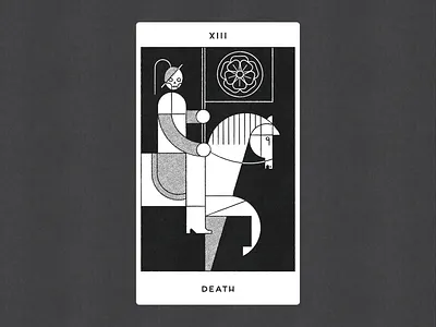 XIII. DEATH black and white death