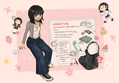 Meet The Artist art graphic design illustration procreate