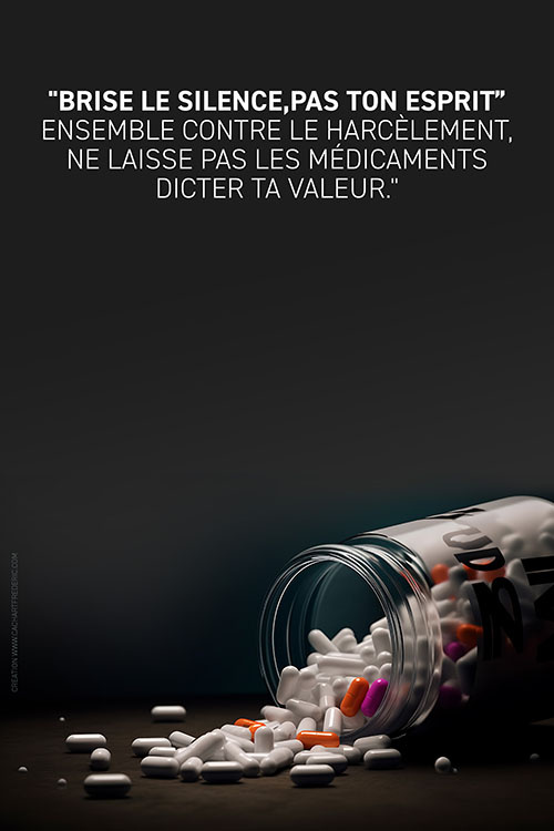 HARCELEMENT communication graphic design harcelement print