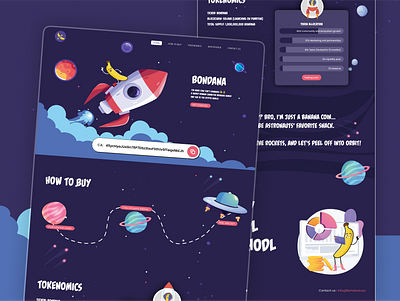 Bondana - Crypto Meme Token - Mobile Application Design animation bitcoin bondana crypto meme token crypto crypto meme funny website landing page meme meme coin meme coin landing page meme coin template meme coin website meme token meme ui mobile application design pepe sol bob solana trump coin web design