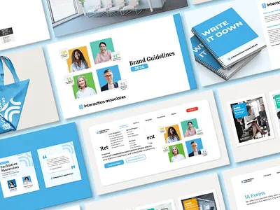 Interaction Associates Rebrand brand identity branding corporate design graphic design logo web design