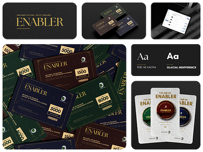 Enabler Voucher Campaign branding design graphic design product design
