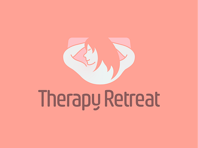 Therapy Retreat - Masseuse & Skin Salon Logo beauty body brand identity branding care concept corporate identity design female illustration logo logomark logotype massuse minimal salon spa therapy vector woman