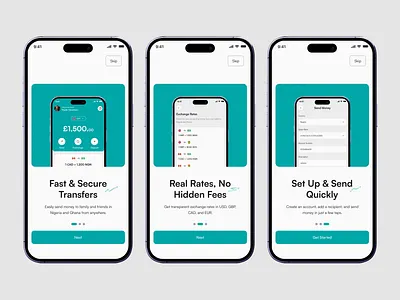 Fintech onboarding screen fintech mobile app onboarding ui ui design