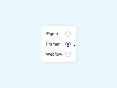 Day 109 - Radio Button Interaction animation graphic design interactiondesign microinteraction microinteractions motion graphics ui uidesign
