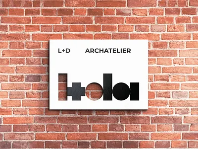 L+D Archatelier — Rebranding architecture branding design graphic design identity logo visual identity
