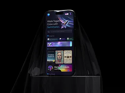 Book Reading App | Redesign appdesign appui bookapp darkmode minimalui mobileapp mobiledesign mobileui mobileux ui uidesign userexperience userinterface ux uxdesign