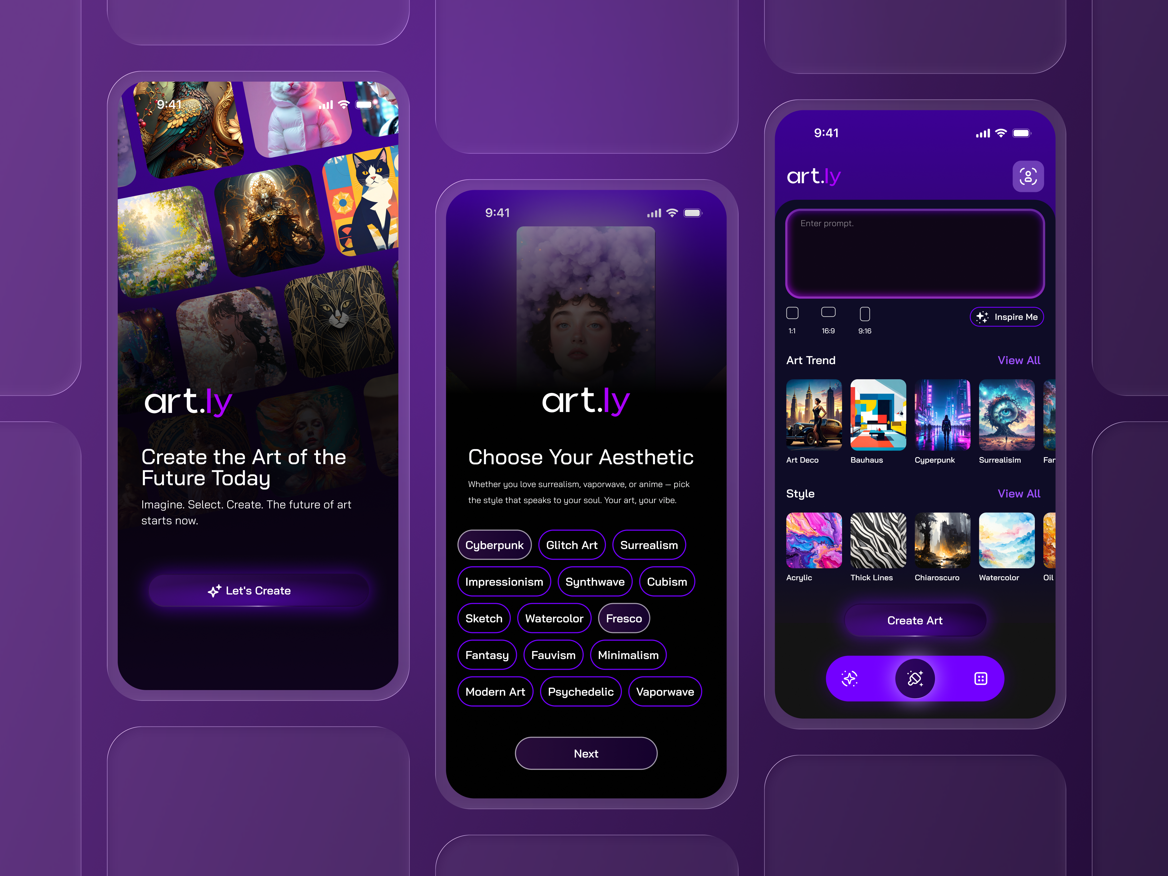 Example of UX/UI Design Mobile App