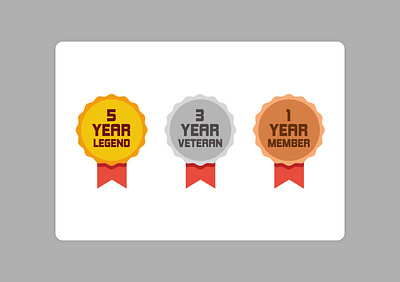 Challenge #084 - Badge graphic design ui