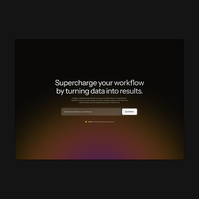 Waitlist landing page ui ux waitlist web webdesign
