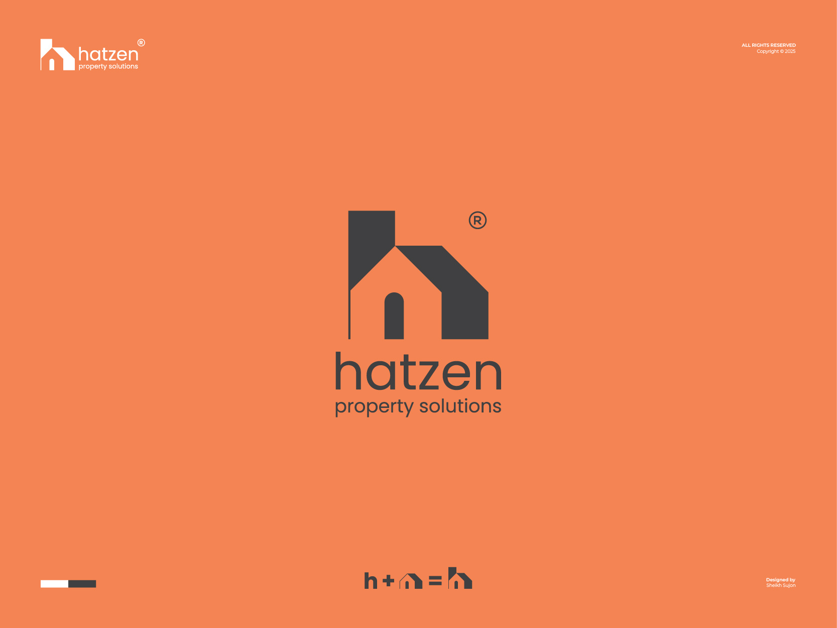 "Hatzen property solutions" Logo Design (Unused) best logo designer branding clean logo creative logo custom logo graphic design home logo letter h home logo letter h logo letter logo logo logo design logo mark modern business logo premium logo property logo real estate company logo realty business logo typography vector