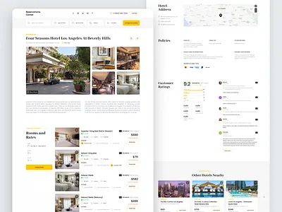 Reservation Center agency booking design discount hotel rate reservation room site travel ui web