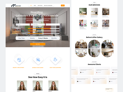 Hoarding Estimates & Clean-Up – Nationwide Platform 3d animation dribbble graphic design motion graphics productdesign serviceplatform ui uiux webapp