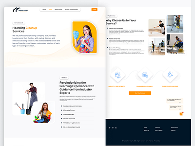 Hoarding Estimates & Clean-Up – Nationwide Platform admindashboard cleanupservices customerportal estimateplatform schedulingapp servicemarketplace webappdesign
