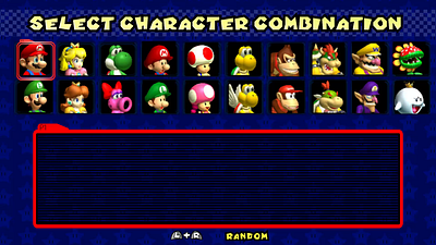 Mario Kart Double Dash Character Select after effects animation graphic design mario mario kart nintendo