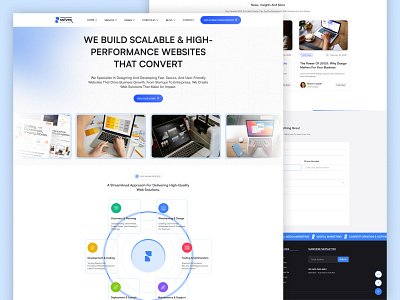 Solvex – Digital Agency Website UI agency website branding design business website clean ui corporate website creative agency digital agency landing page modern website portfolio website responsive design ui ui ux design web design website concept website redesign website template