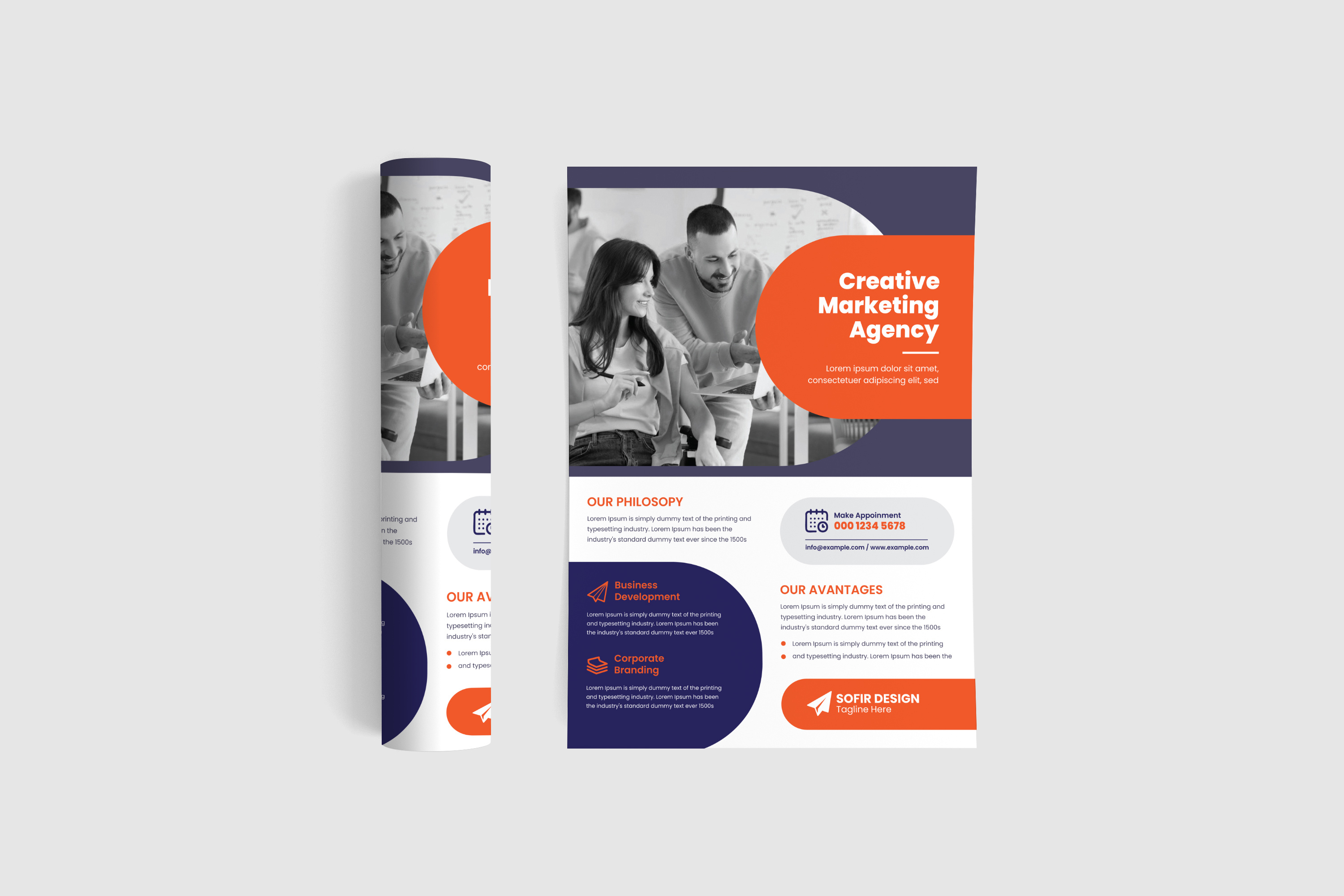 Corporate Flyer Design Template banner design brochure brochure design flyer flyer design graphicdesigner print design social media post design