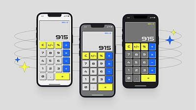 Daily UI 004 : Calculator app design mobile design ui ux