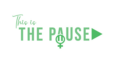 This is The Pause Minmal Logo creative direction