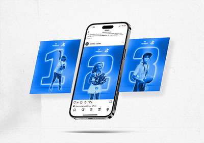 Social Campaign Graphics for Connect FCA Camps adobe blue gradient countdown design glitch effect glow effect gradient grainy graphic design illustrator