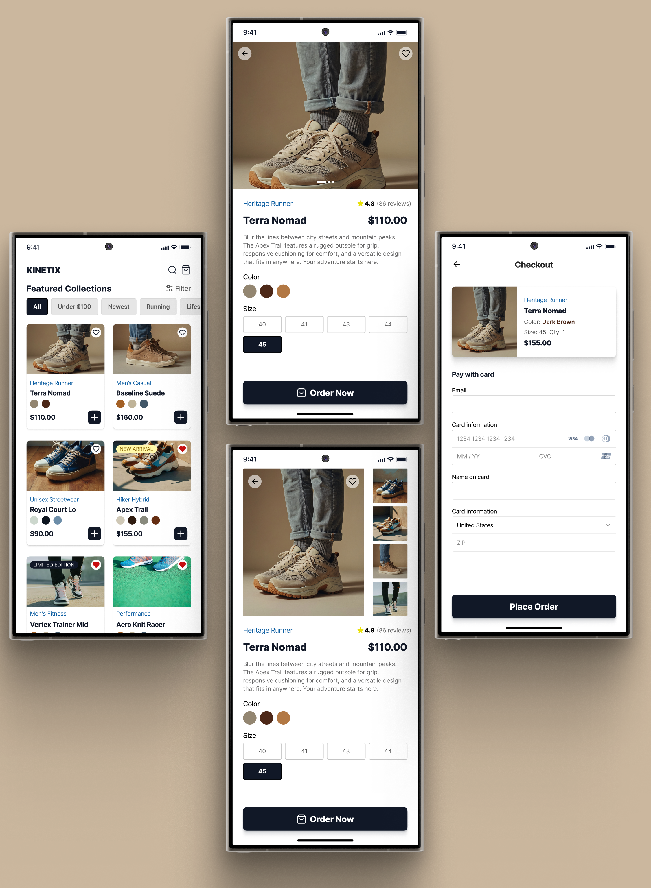 Fast E-commerce Experience branding buy checkout e commerce figma freelance place order product product design product details ui ux