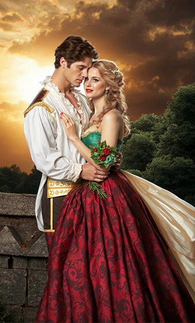 Pagan YULETIDE Engagement cover art work graphic design historical romance regency yuleide