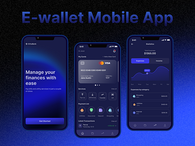 E-Wallet Mobile App app mobile ui ux